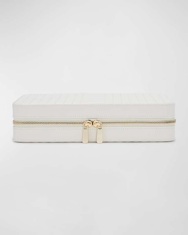 Maria Large Quilted Zip Jewelry Case